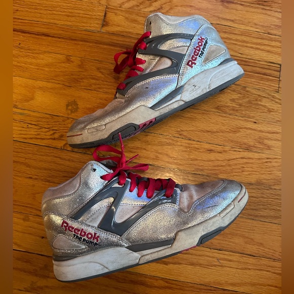 REEBOK PUMP OMNI LITE METALLIC SIZE 9 - Picture 2 of 9